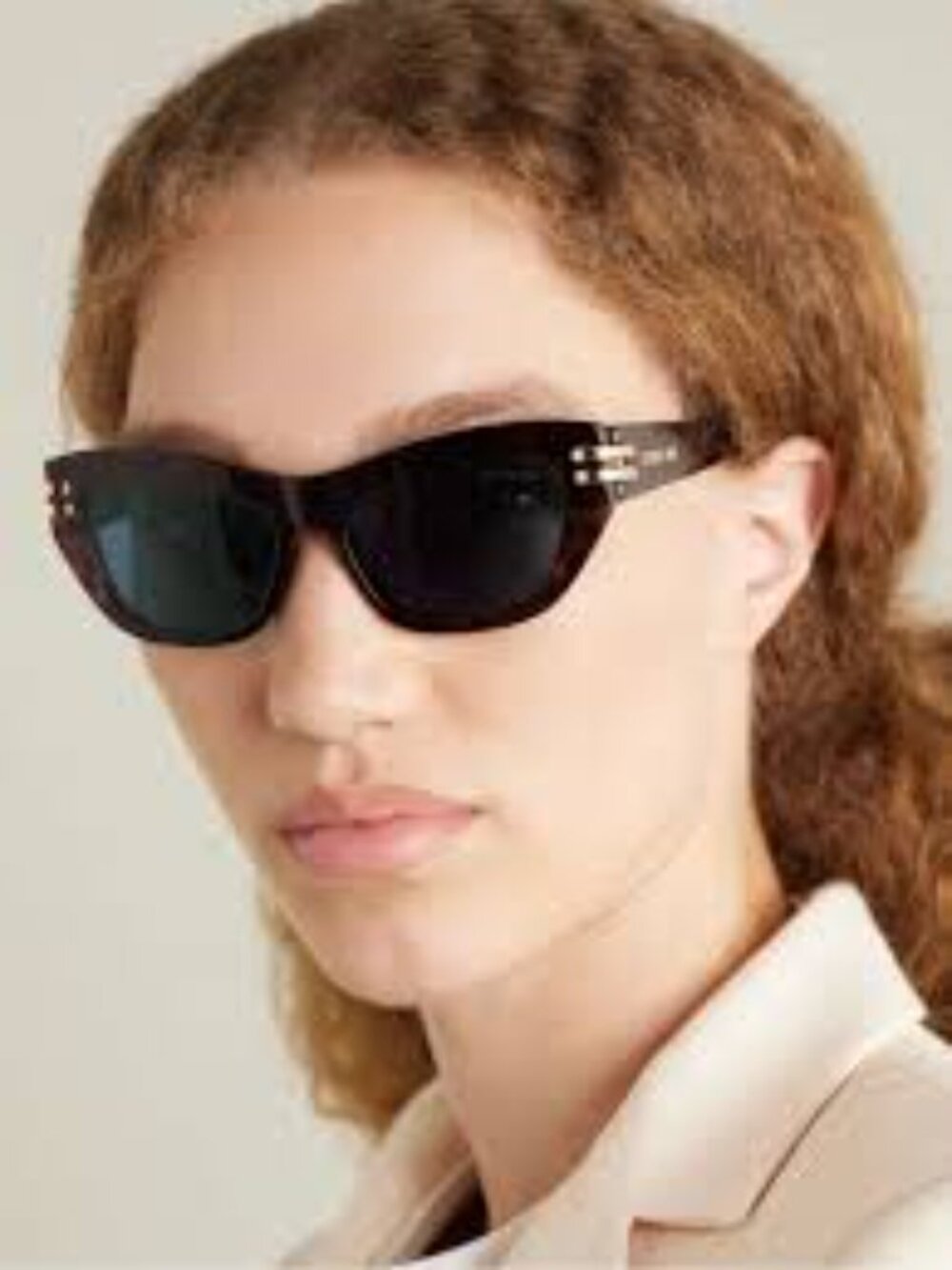 Dior CDIOR B2U 89A4 Cat Eye Sunglasses - Transparent / Black / Silver - Picture 2 of 10